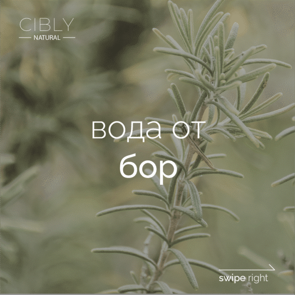 Флорална вода от бор, за здрава и бляскава коса