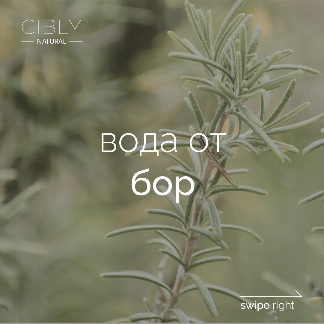 Флорална вода от бор, за здрава и бляскава коса