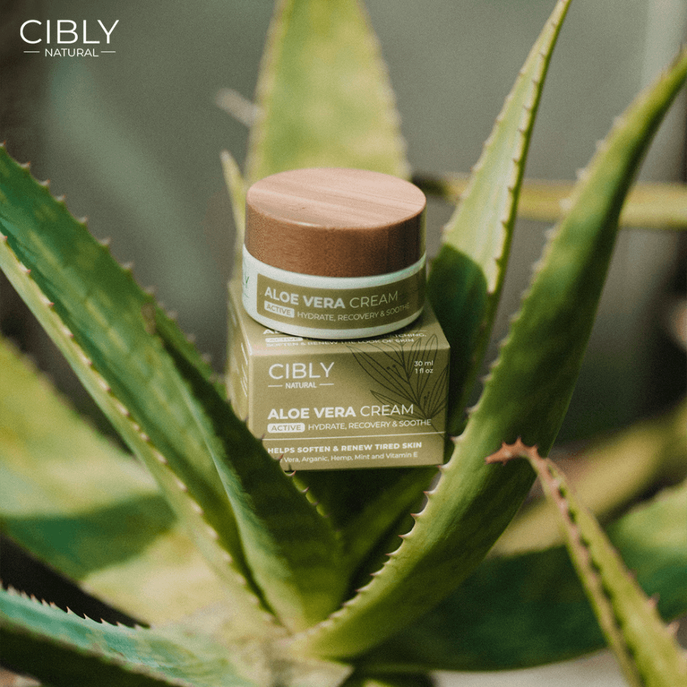 хидратиращ възстановяващ крем с алое вера за суха кожа Cibly