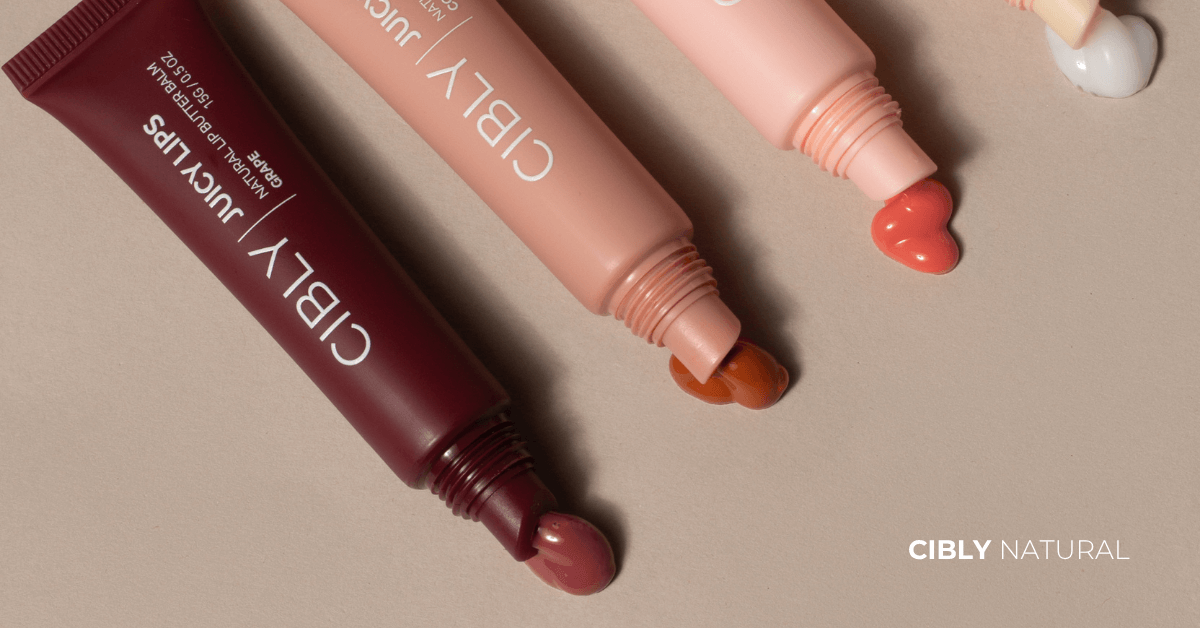 4 вкуса балсами за устни с хиалуронова киселина от Cibly – грозде, ягода, ванилия, мента