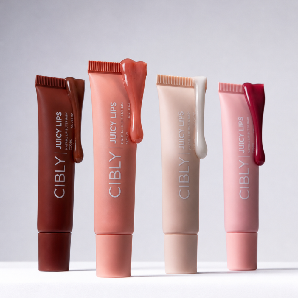 Juicy Lips Set Cibly – комплект балсами за устни Комплект балсами за устни Juicy Lips Cibly с хиалуронова киселина в четири цвята